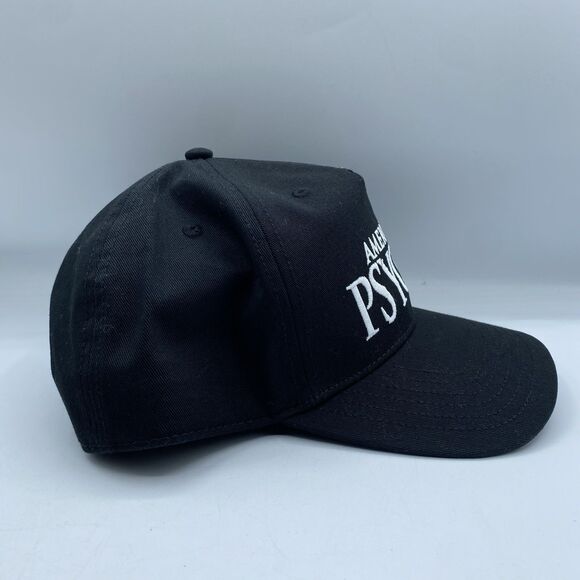 American Psycho Hat Adult OSFM Snapback Black Adjustable Horror Movie NWOT - Picture 4 of 9